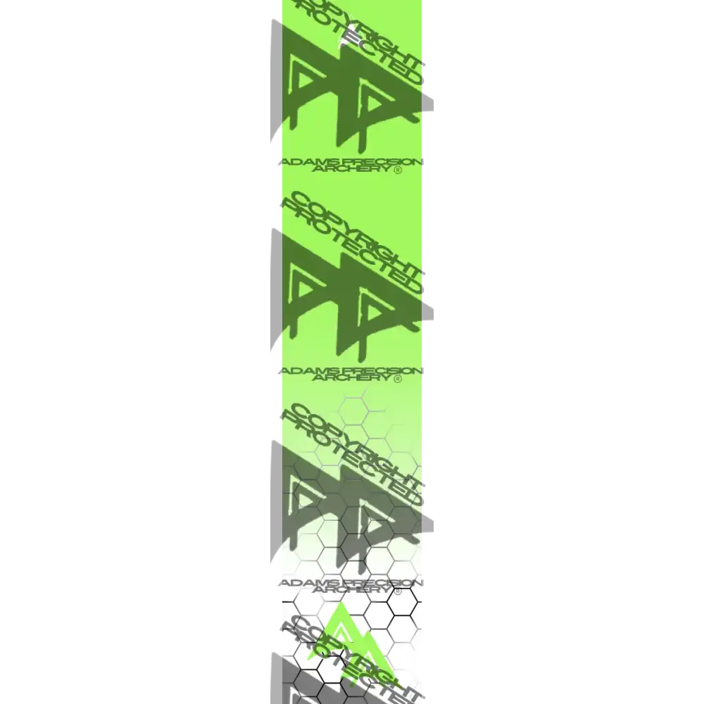 APA FADING HEX SERIES ARROW WRAPS -GREEN