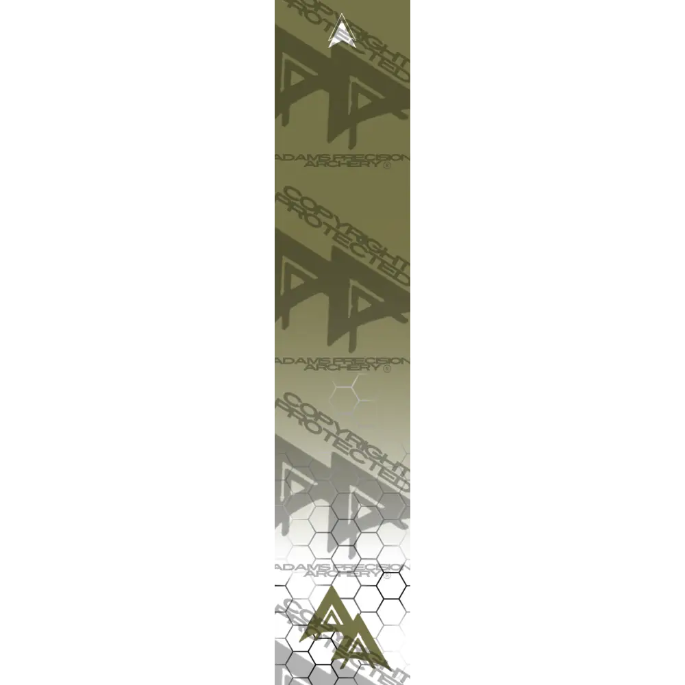 APA FADING HEX SERIES ARROW WRAPS - OD GREEN
