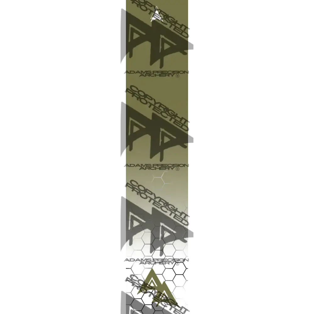 APA FADING HEX SERIES ARROW WRAPS - OD GREEN