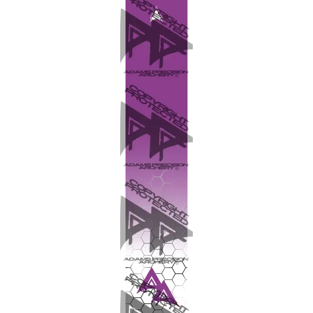 APA FADING HEX SERIES ARROW WRAPS - PURPLE