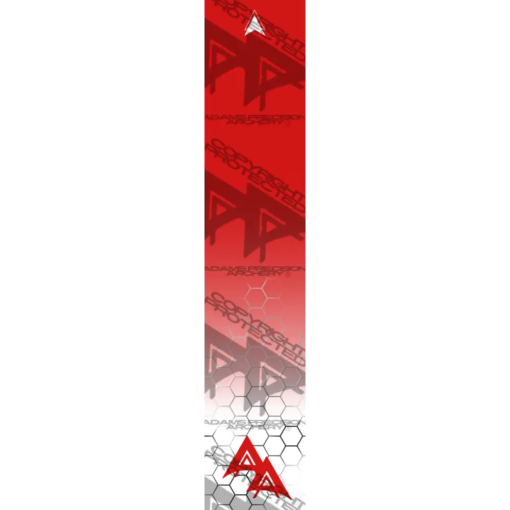 APA FADING HEX SERIES ARROW WRAPS - RED