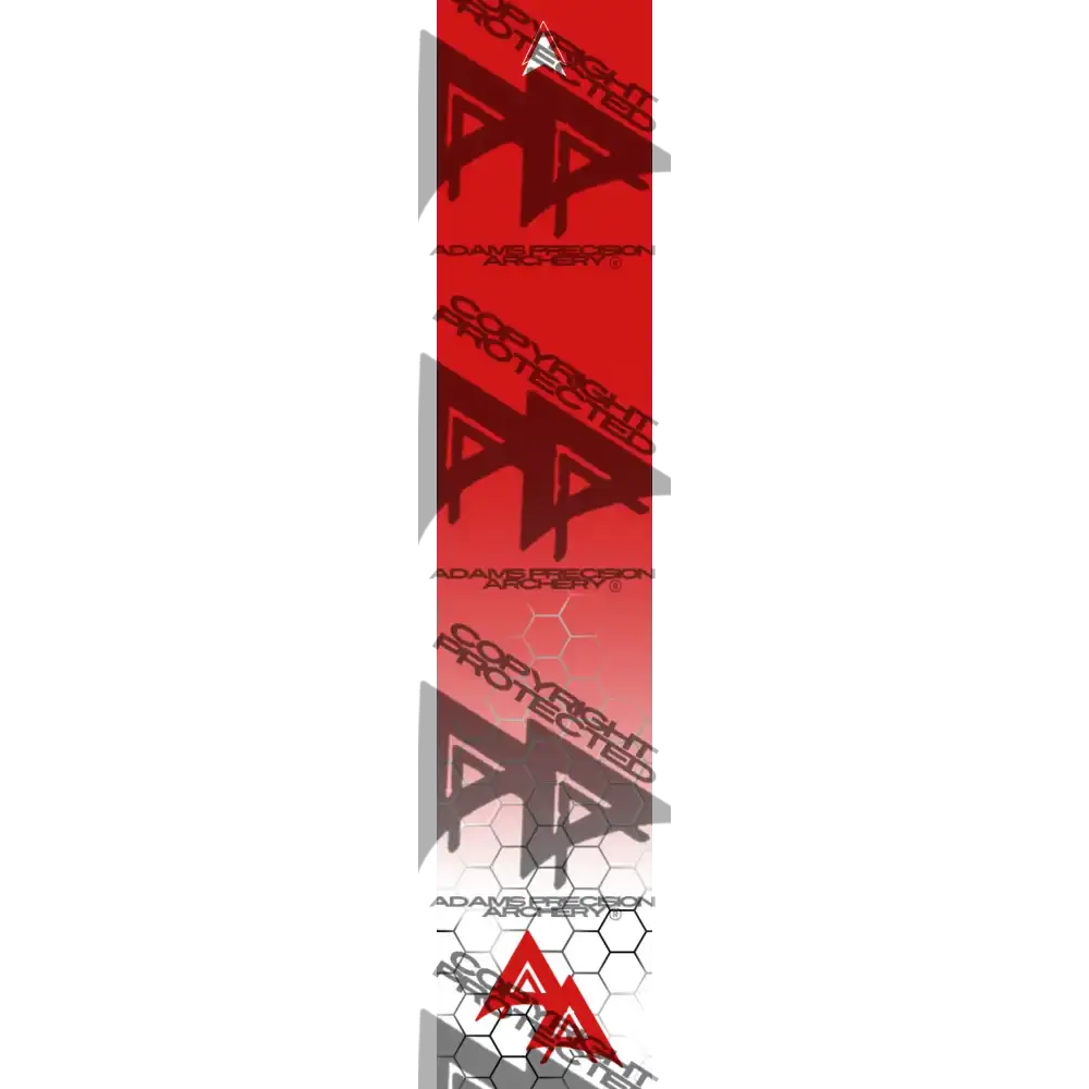 APA FADING HEX SERIES ARROW WRAPS - RED