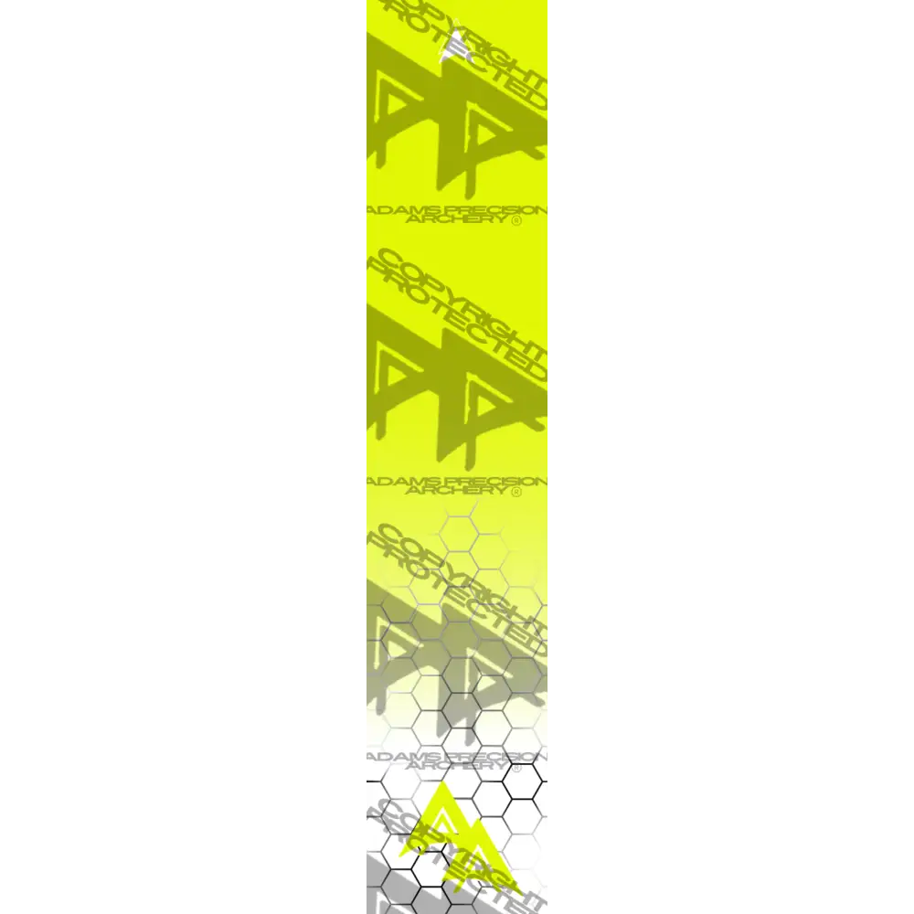 APA FADING HEX SERIES ARROW WRAPS - YELLOW