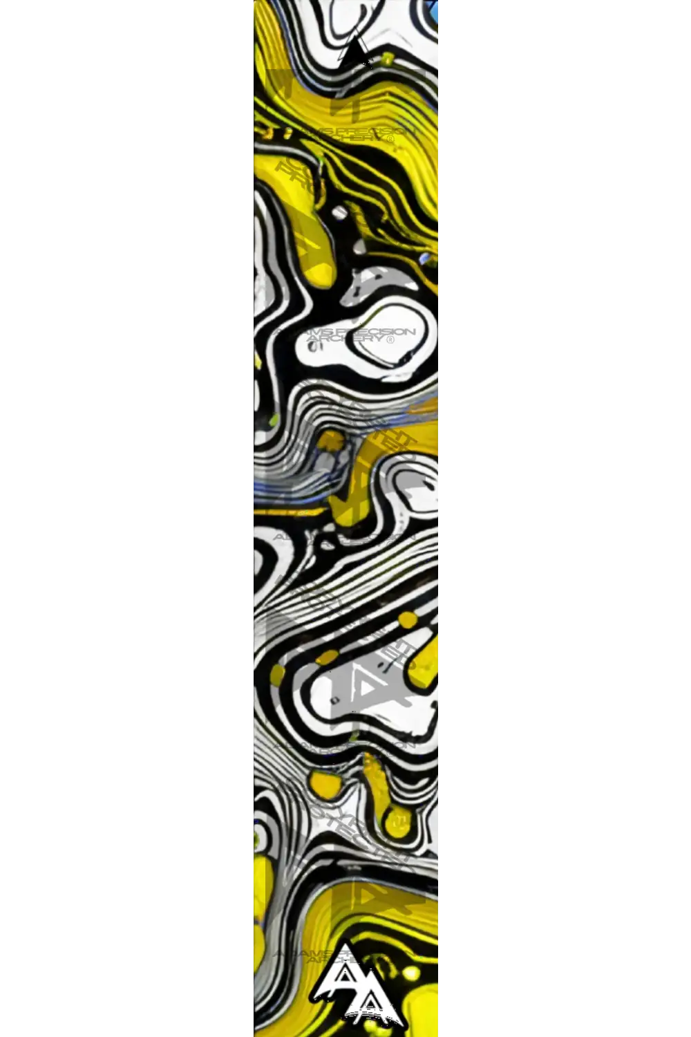 APA FAR OUT SERIES ARROW WRAPS | LIQUID TOPO YELLOW