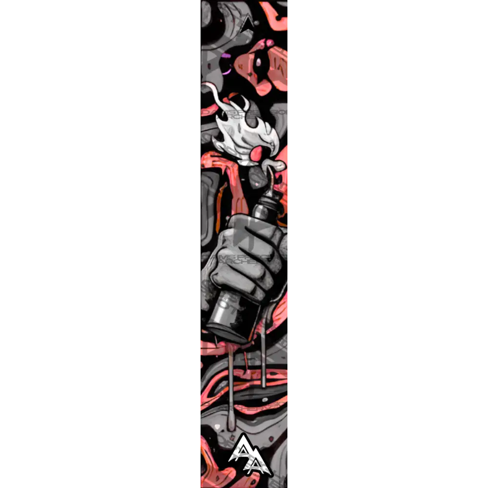 APA FAR OUT SERIES ARROW WRAPS | NEON FORGE RED