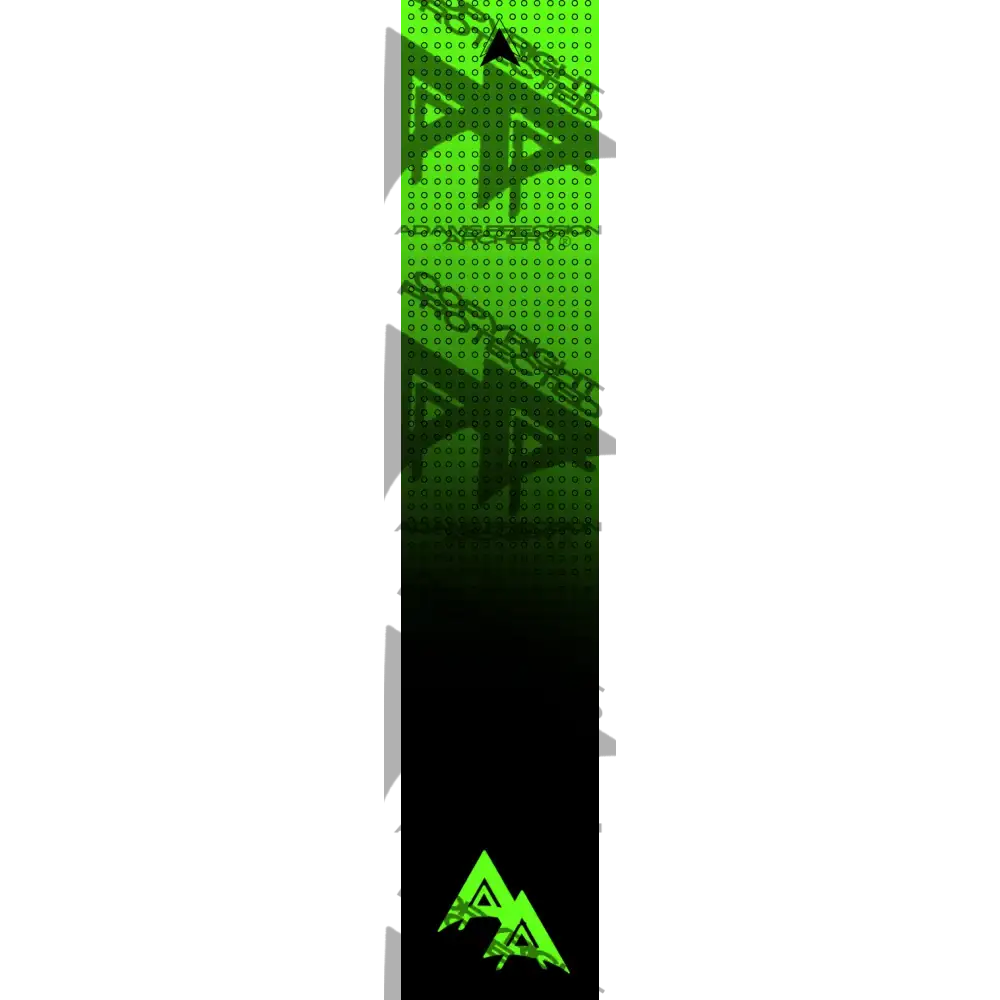 APA FLO GREEN DOT SERIES DARK ARROW WRAP FLUORESCENT