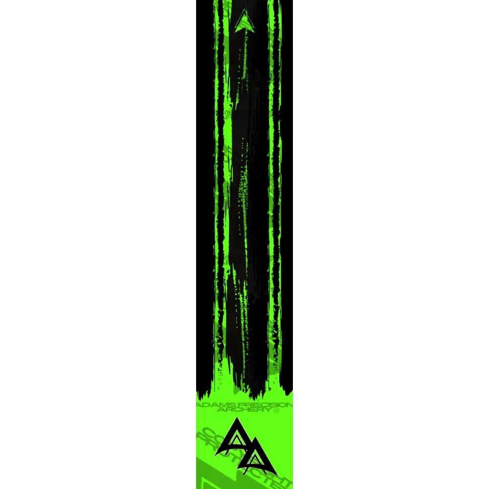 APA FLO GREEN DRIFTWOOD SERIES ARROW WRAP FLUORESCENT APA DRIFTWOOD SERIES