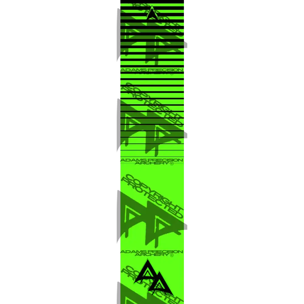 APA FLO GREEN HORIZON LIGHT FALL SERIES ARROW WRAP FLUORESCENT ARROW WRAPS