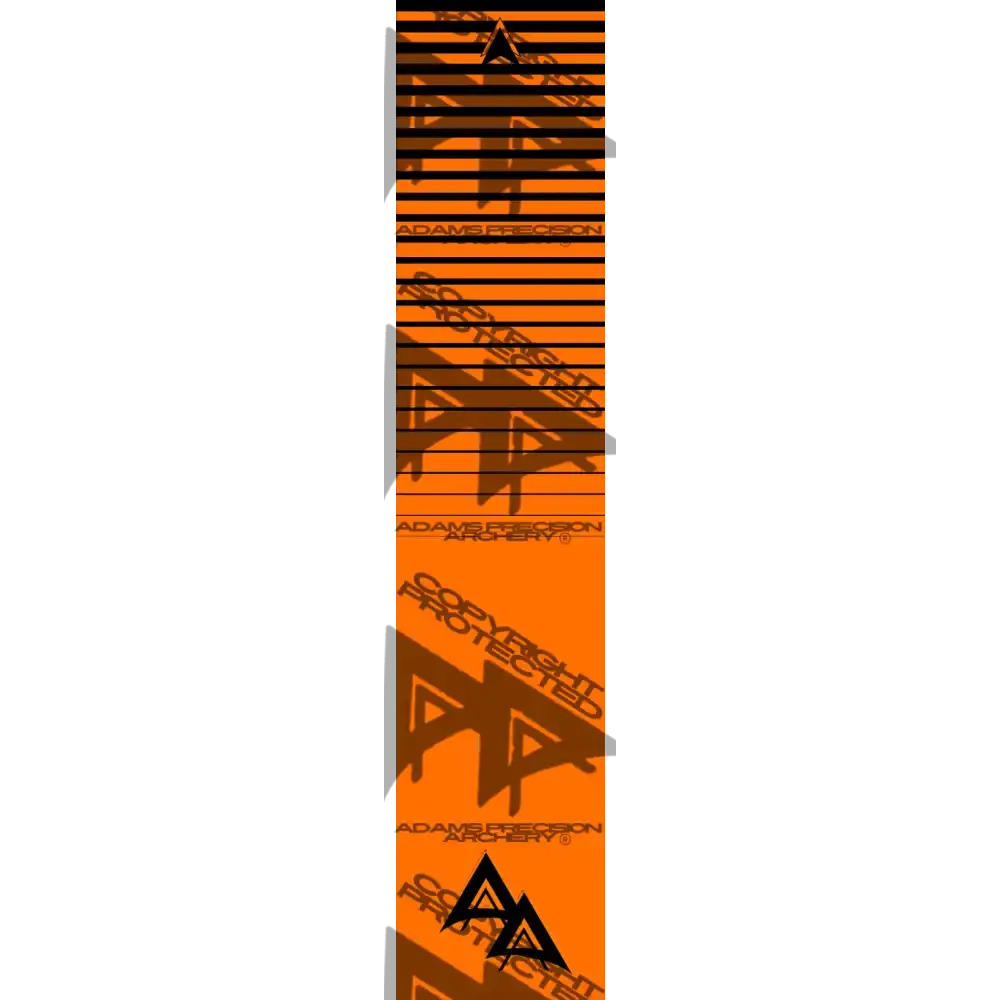 APA FLO ORANGE HORIZON LIGHT FALL SERIES ARROW WRAP FLUORESCENT ARROW WRAPS