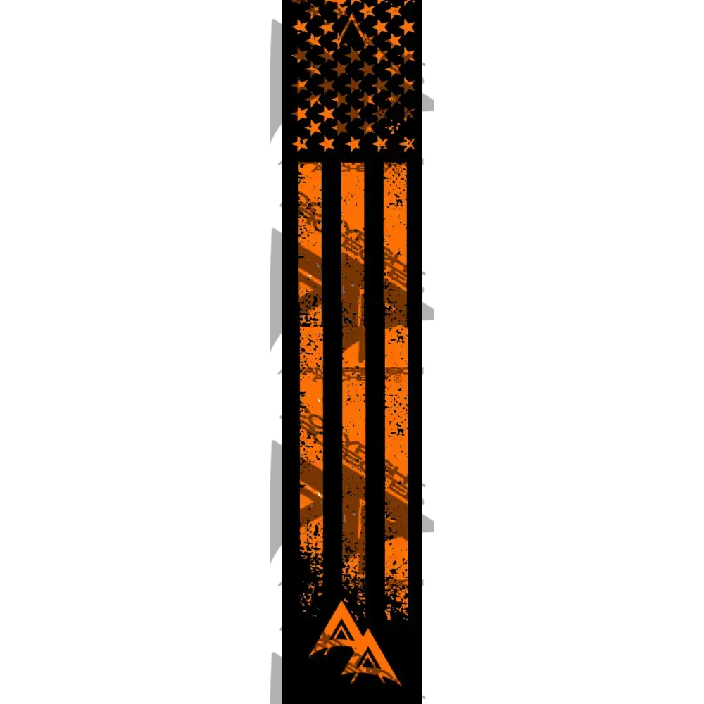 APA FLO ORANGE WEATHERED FLAG DARK SERIES ARROW WRAP FLUORESCENT DEALER PRICING QUALIFIED