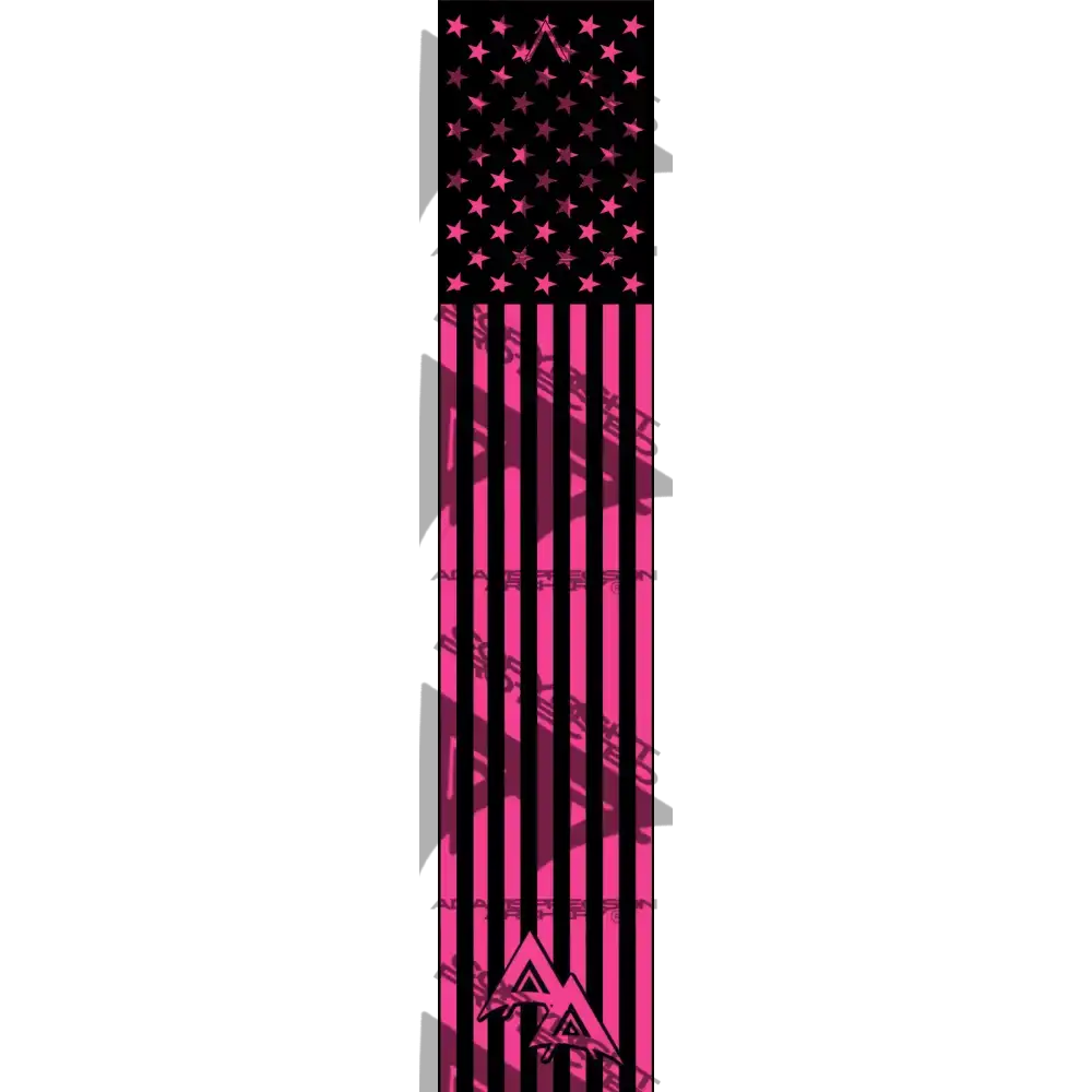 APA FLO PINK AMERICAN FLAG SERIES ARROW WRAP FLUORESCENT APA AMERICAN SERIES