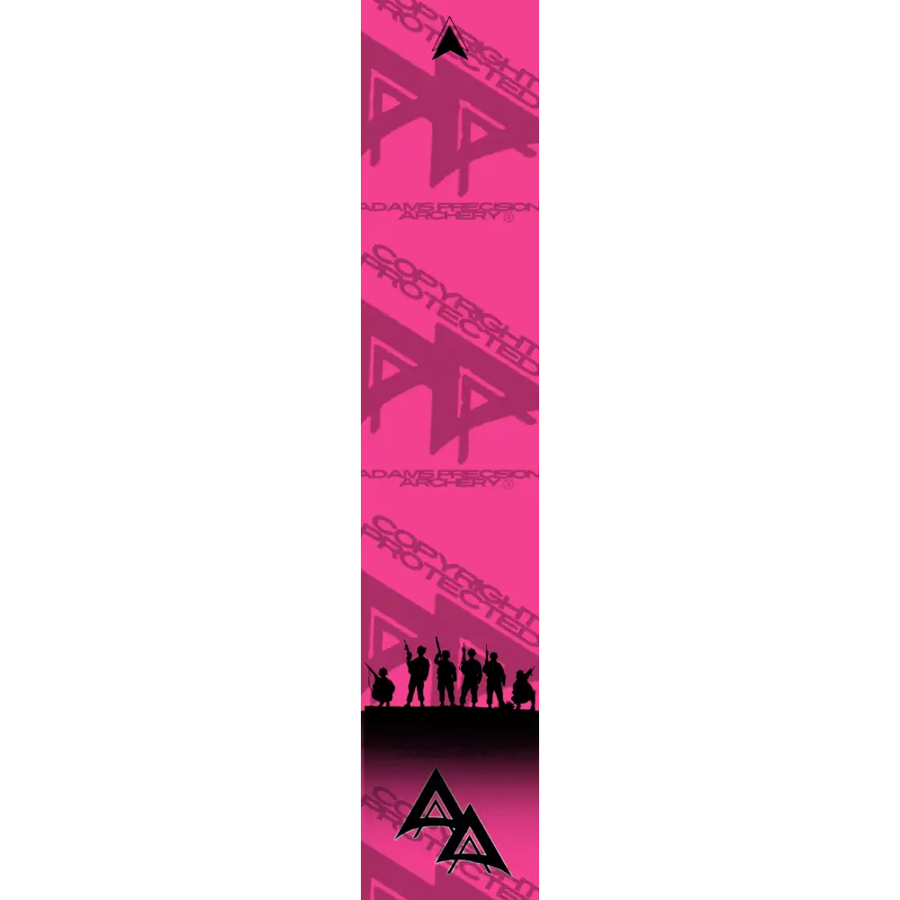 APA FLO PINK BROTHERHOOD SERIES ARROW WRAP FLUORESCENT DEALER PRICING QUALIFIED