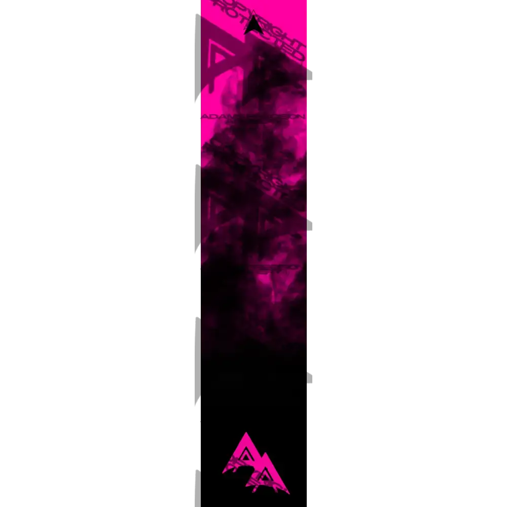 APA FLO PINK FULL SMOKE SERIES ARROW WRAP FLUORESCENT ARROW WRAPS