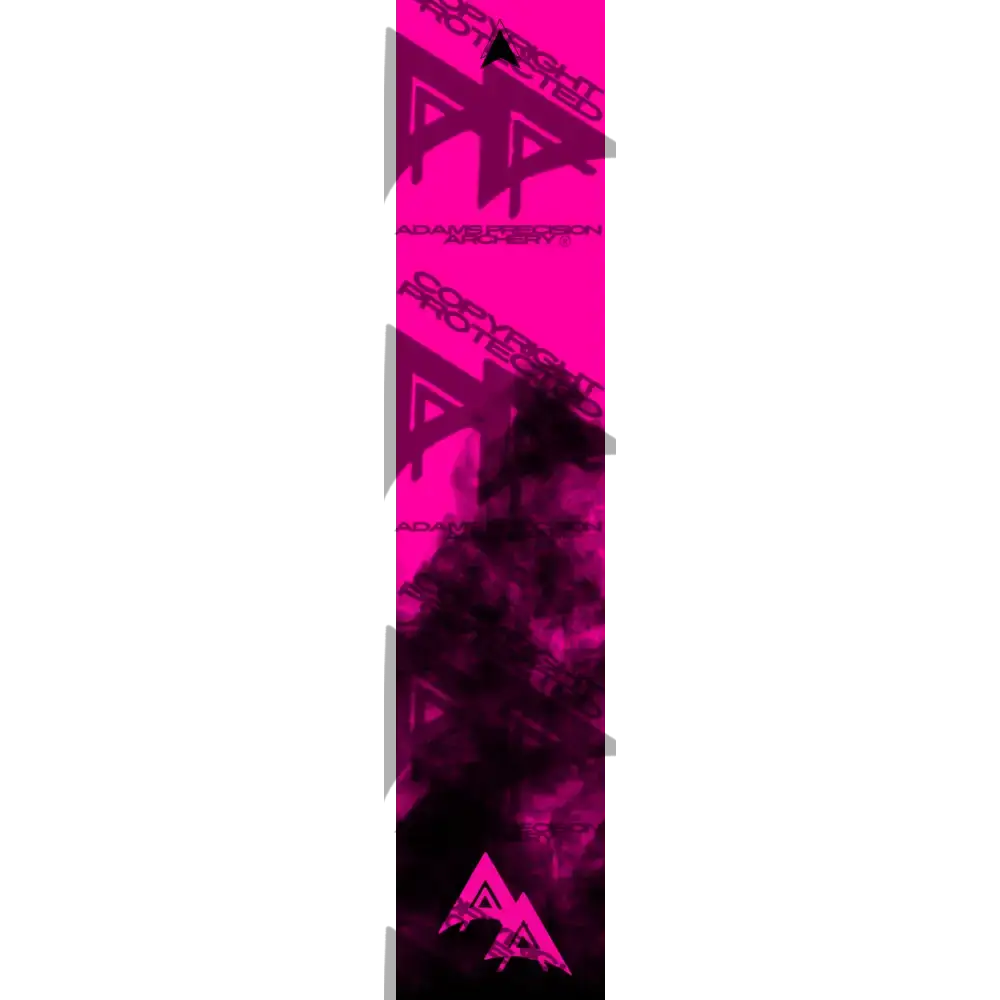 APA FLO PINK HALF SMOKE SERIES ARROW WRAP FLUORESCENT ARROW WRAPS