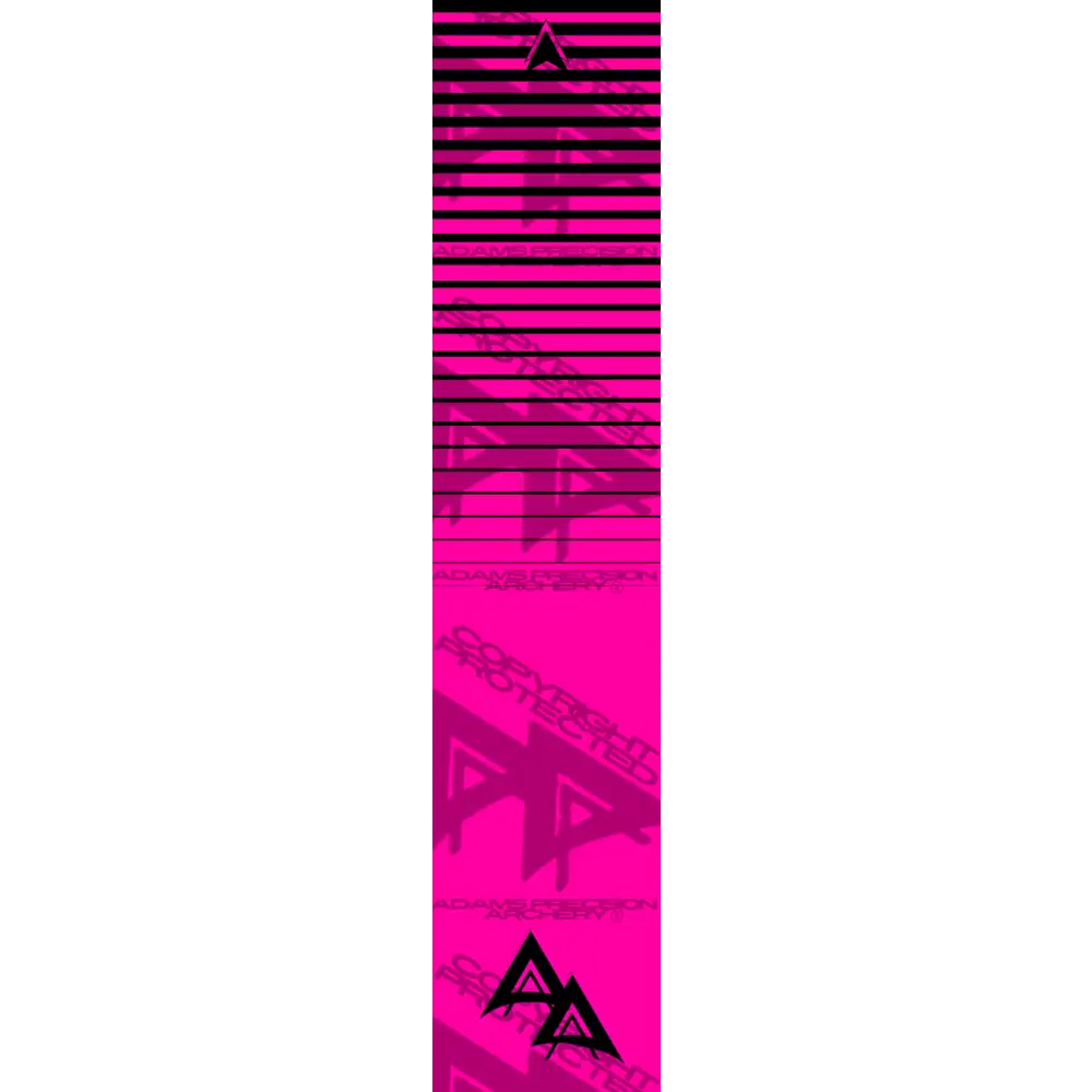 APA FLO PINK HORIZON LIGHT FALL SERIES ARROW WRAP FLUORESCENT ARROW WRAPS