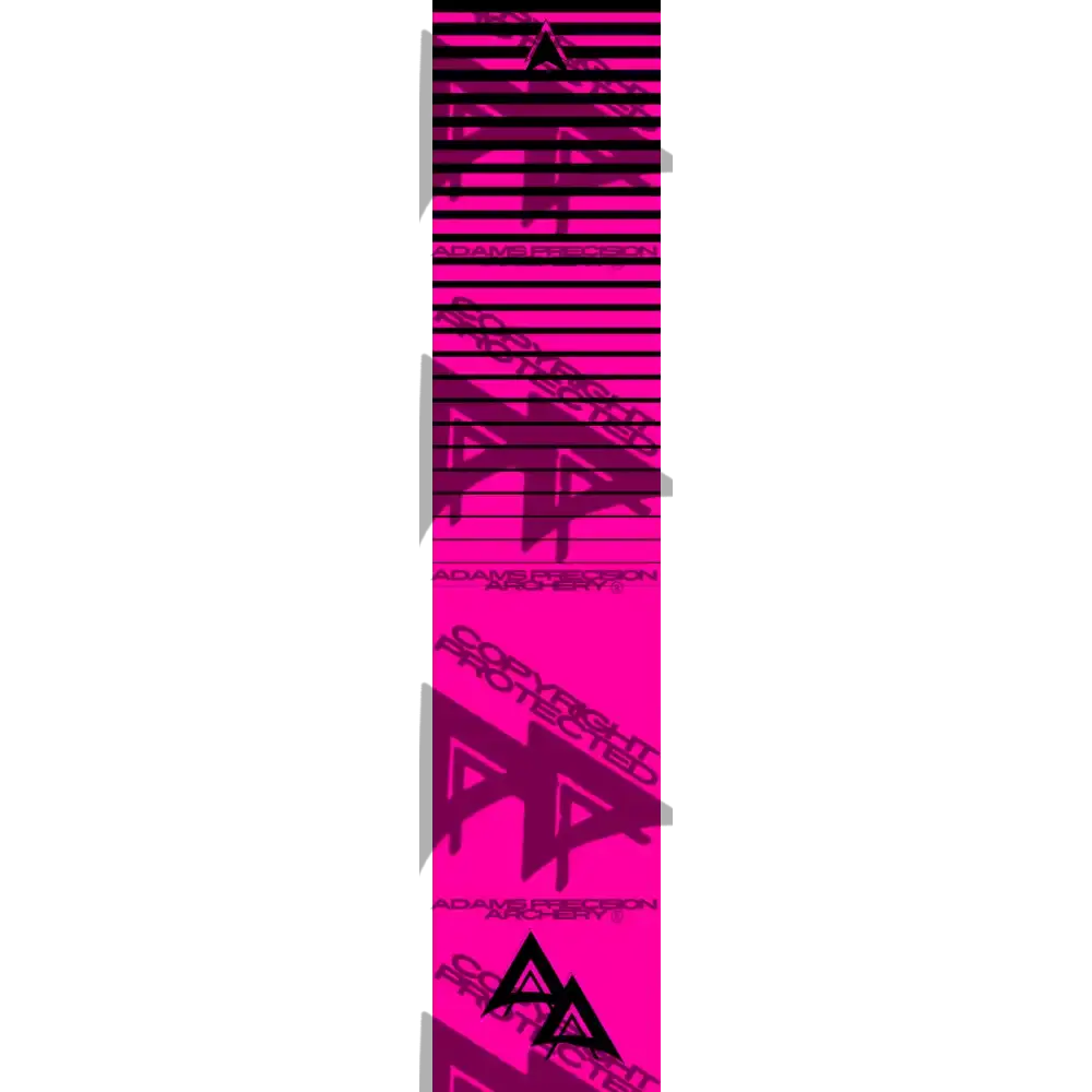 APA FLO PINK HORIZON LIGHT FALL SERIES ARROW WRAP FLUORESCENT ARROW WRAPS
