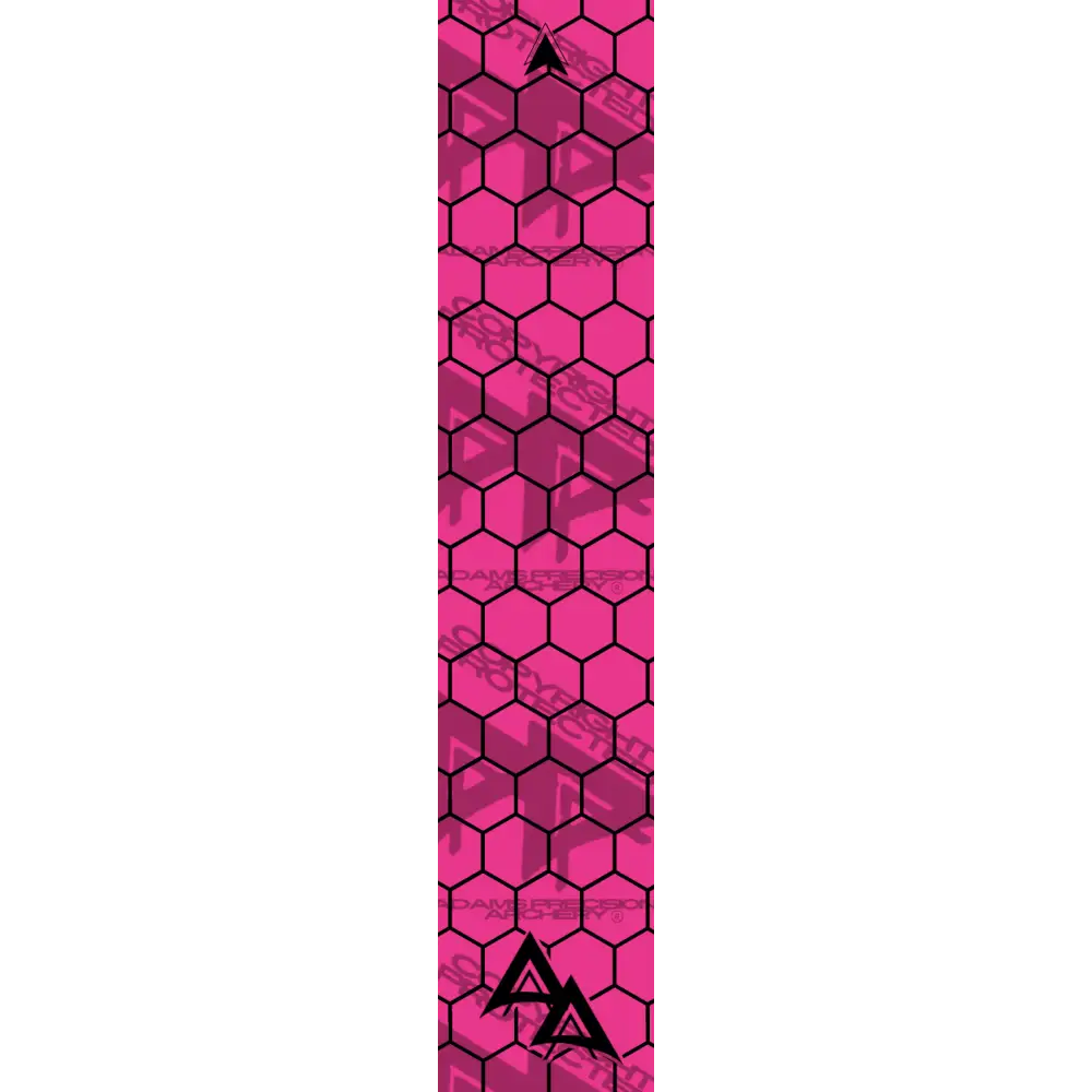 APA FLO PINK OPEN HEX SERIES ARROW WRAP FLUORESCENT / BANDED APA HEX SERIES
