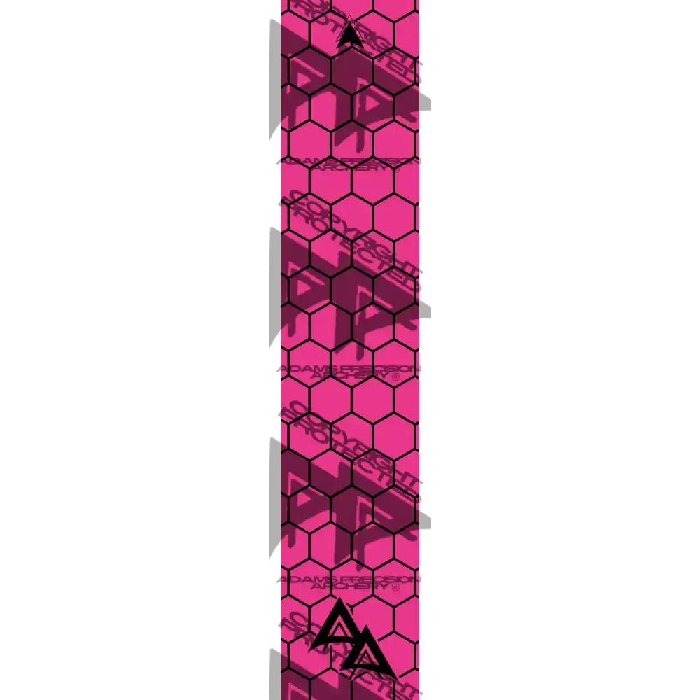 APA FLO PINK OPEN HEX SERIES ARROW WRAP FLUORESCENT / BANDED APA HEX SERIES