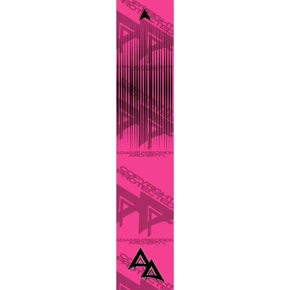 APA FLO PINK RICHTER SERIES ARROW WRAP FLUORESCENT APA RICHTER SERIES
