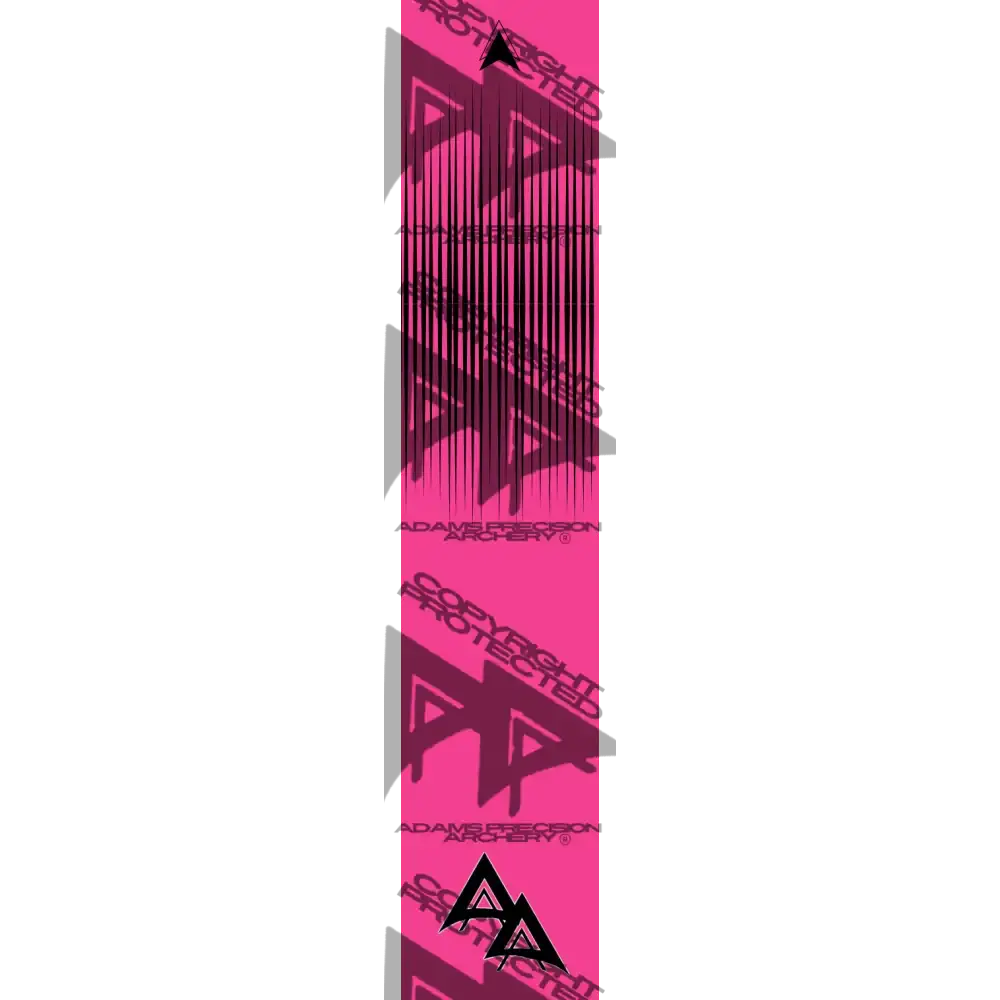 APA FLO PINK RICHTER SERIES ARROW WRAP FLUORESCENT APA RICHTER SERIES
