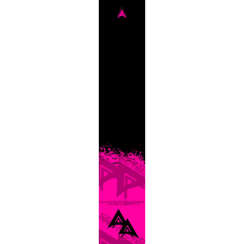 APA FLO PINK RIPPED SERIES ARROW WRAP FLUORESCENT ARROW WRAPS
