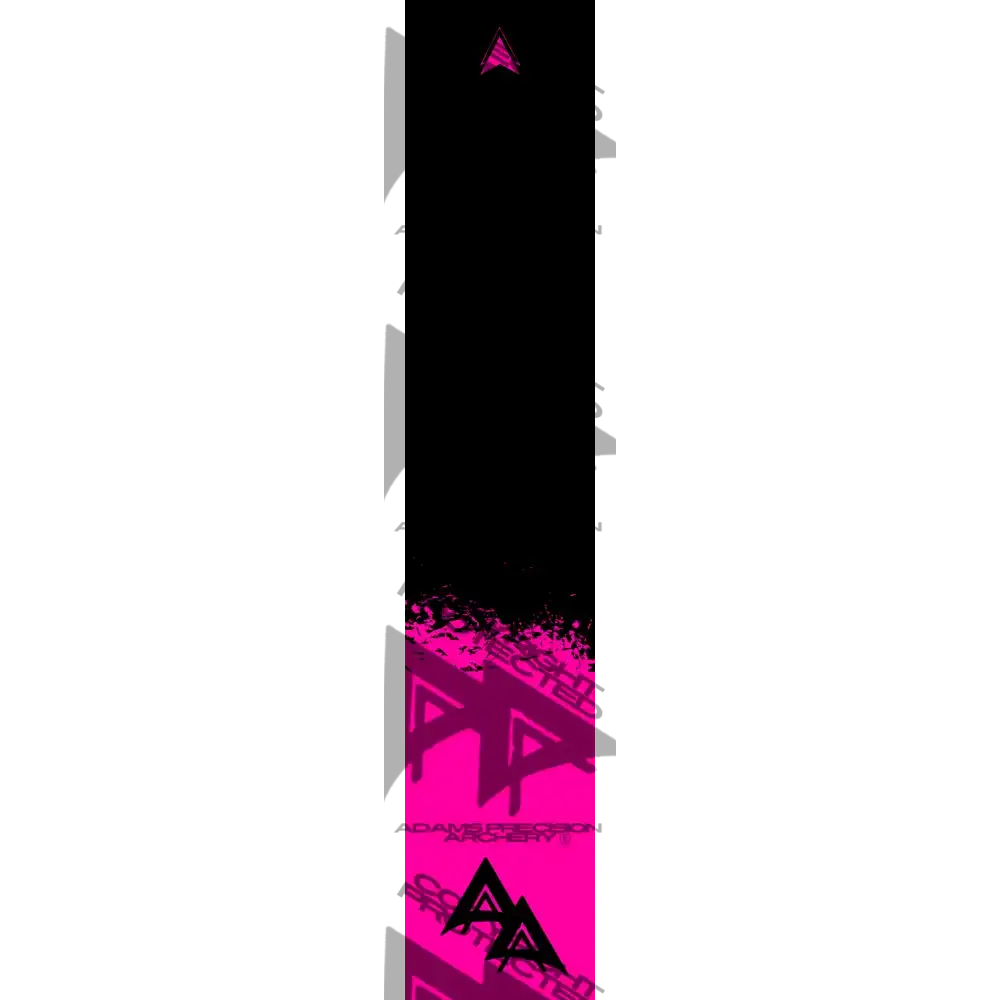 APA FLO PINK RIPPED SERIES ARROW WRAP FLUORESCENT ARROW WRAPS