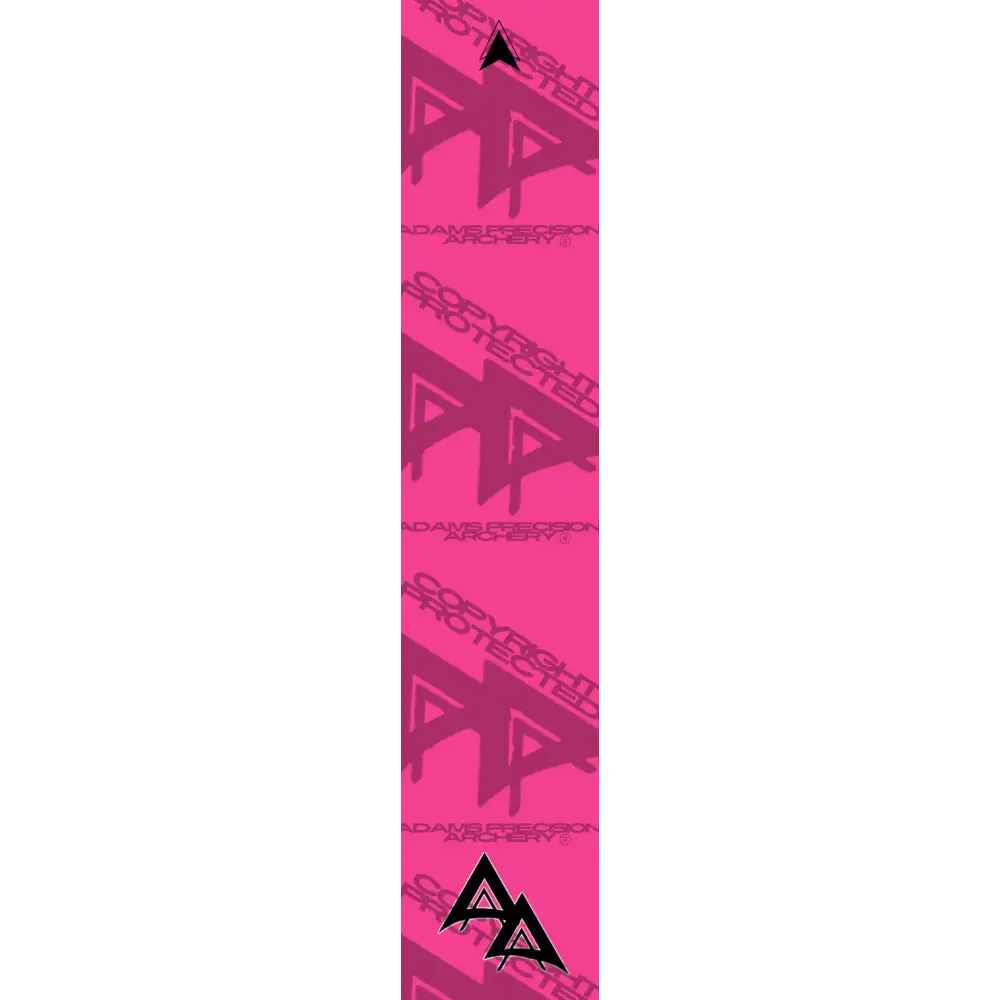 APA FLO PINK SIGNATURE SERIES ARROW WRAP FLUORESCENT / BANDED APA SIGNATURE SERIES
