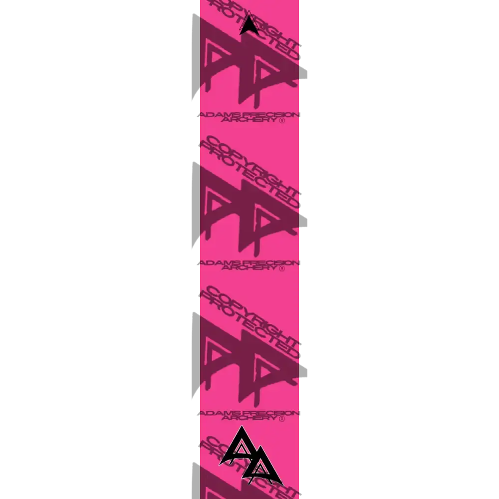 APA FLO PINK SIGNATURE SERIES ARROW WRAP FLUORESCENT / BANDED APA SIGNATURE SERIES