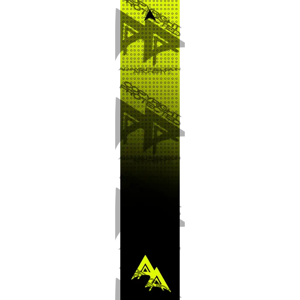 APA FLO YELLOW DOT SERIES DARK ARROW WRAP FLUORESCENT