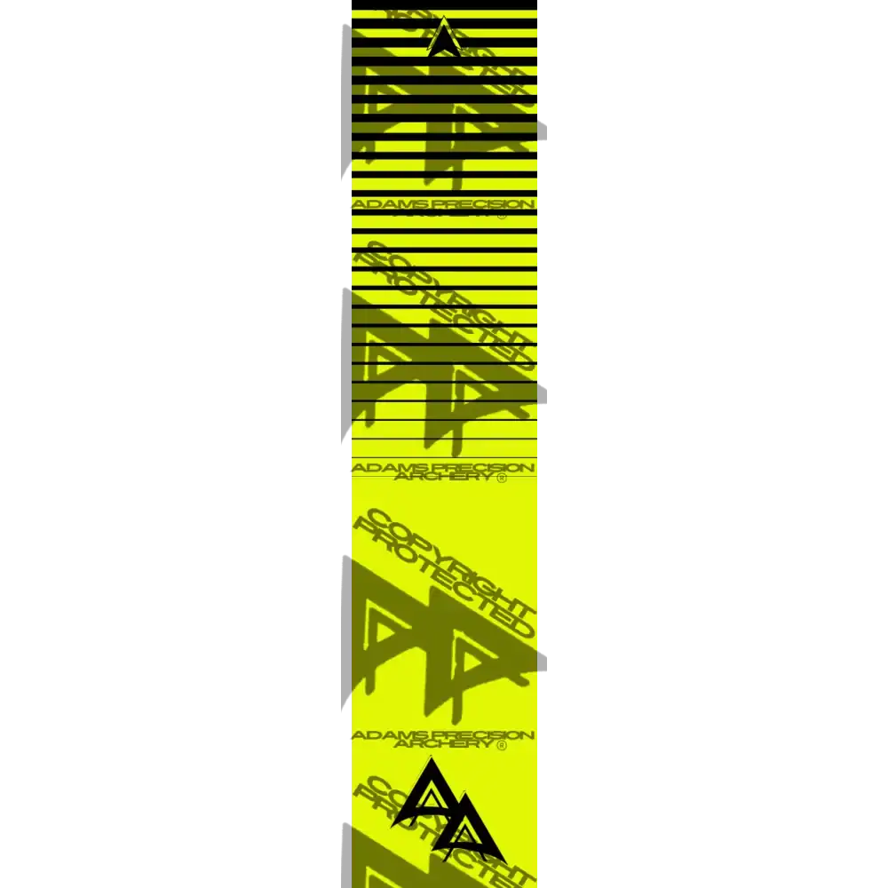 APA FLO YELLOW HORIZON LIGHT FALL SERIES ARROW WRAP FLUORESCENT ARROW WRAPS