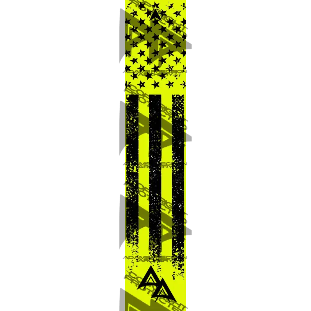 APA FLO YELLOW WEATHERED FLAG LIGHT SERIES ARROW WRAP FLUORESCENT DEALER PRICING QUALIFIED