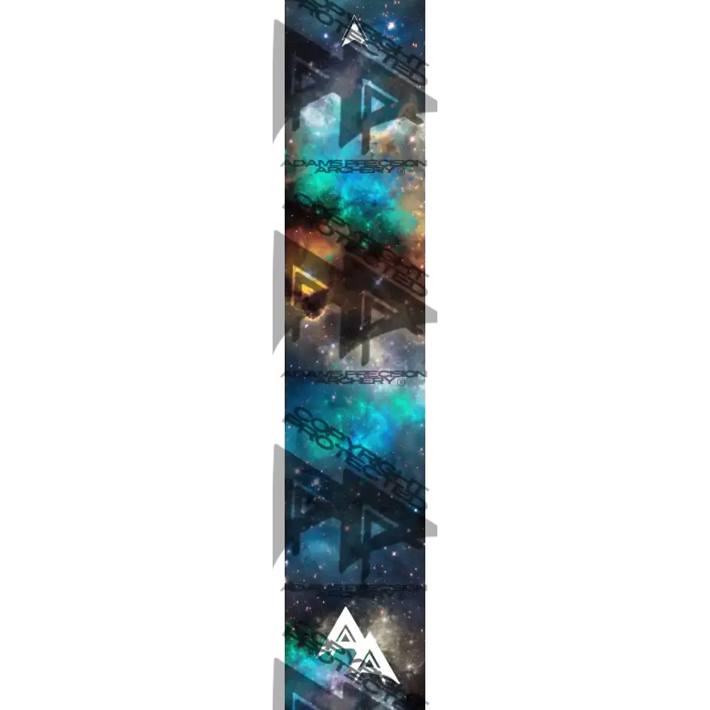 APA GALACTIC SERIES ARROW WRAPS - TEAL GALAXIES MATTE (STANDARD) All SERIES