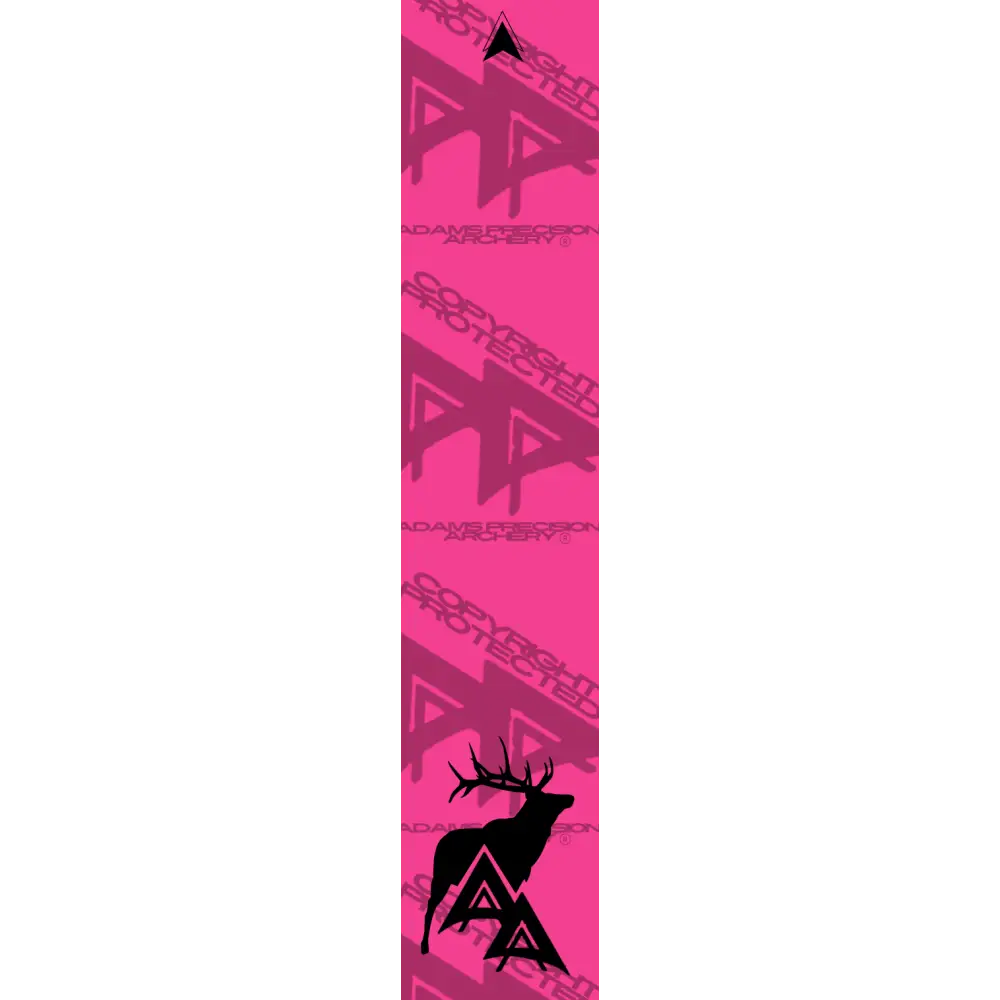 APA GAME SERIES ELK FLO PINK ARROW WRAP FLUORESCENT / TRADITIONAL ARROW WRAPS