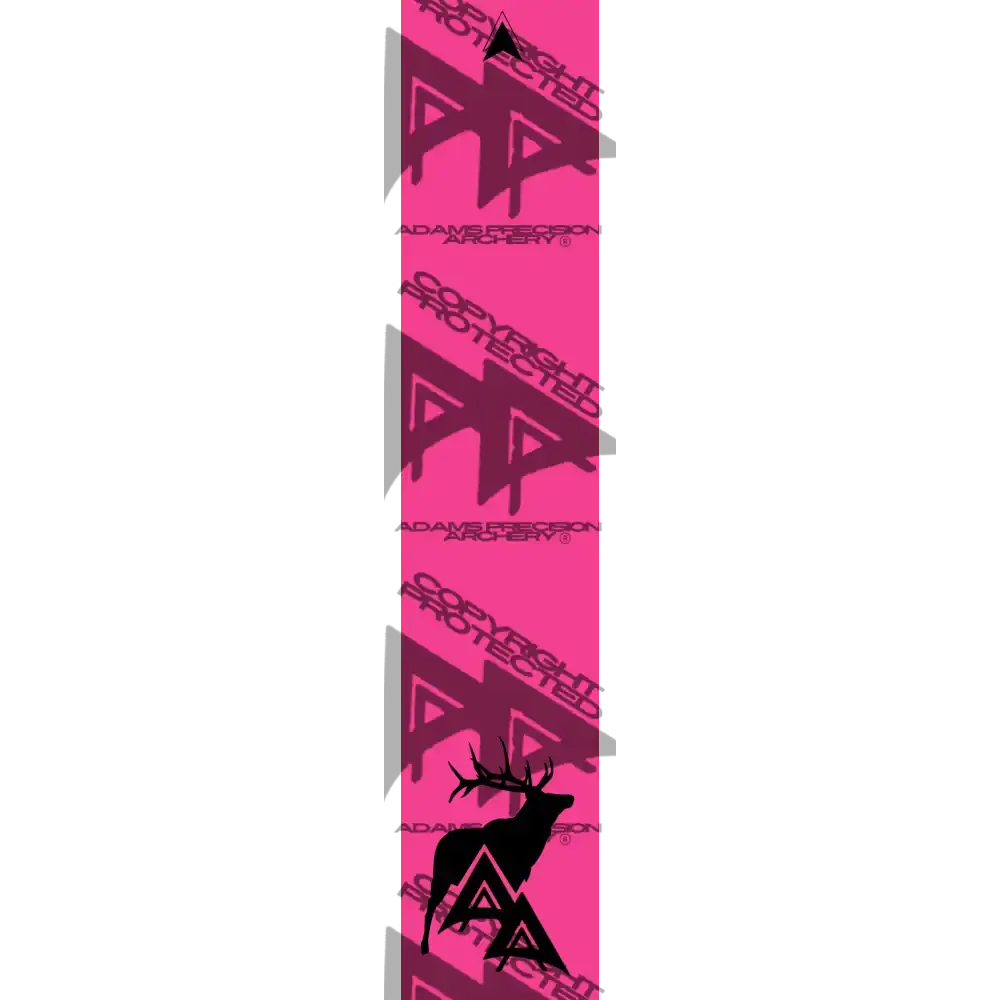 APA GAME SERIES ELK FLO PINK ARROW WRAP FLUORESCENT / TRADITIONAL ARROW WRAPS