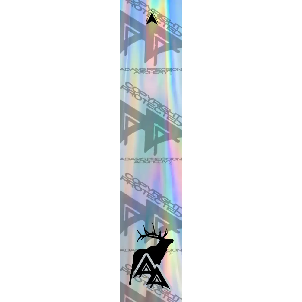 APA GAME SERIES ELK HOLOGRAPHIC ARROW WRAP  / BANDED ARROW WRAPS