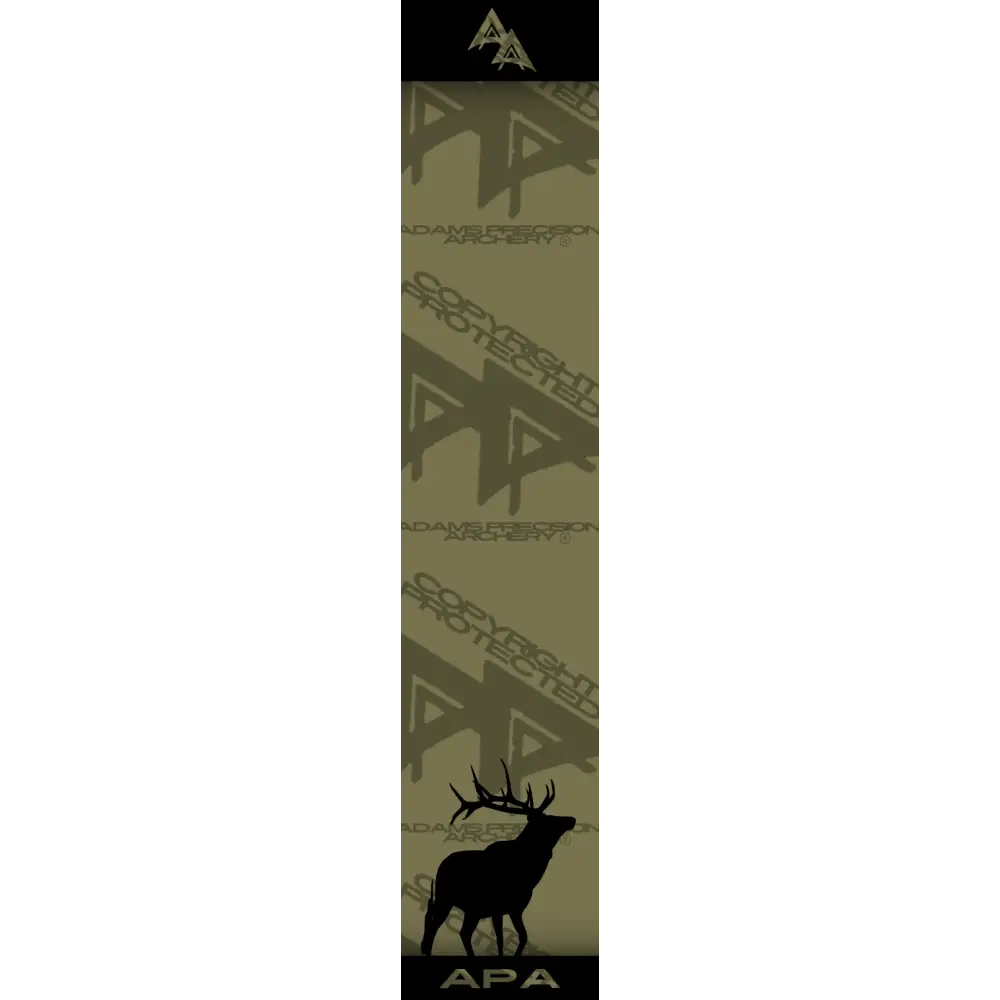 APA GAME SERIES ELK OD GREEN ARROW WRAP MATTE (STANDARD) / BANDED ARROW WRAPS