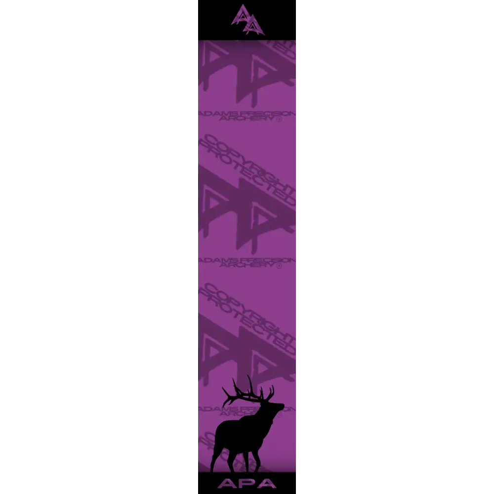 APA GAME SERIES ELK PURPLE ARROW WRAP