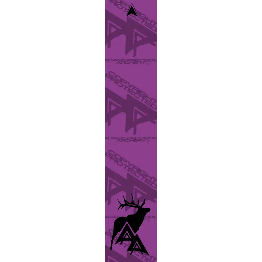 APA GAME SERIES ELK PURPLE ARROW WRAP MATTE (STANDARD) / TRADITIONAL ARROW WRAPS
