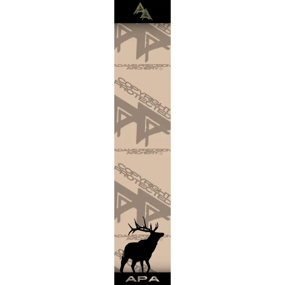 APA GAME SERIES ELK SAND ARROW WRAP MATTE (STANDARD) / BANDED ARROW WRAPS