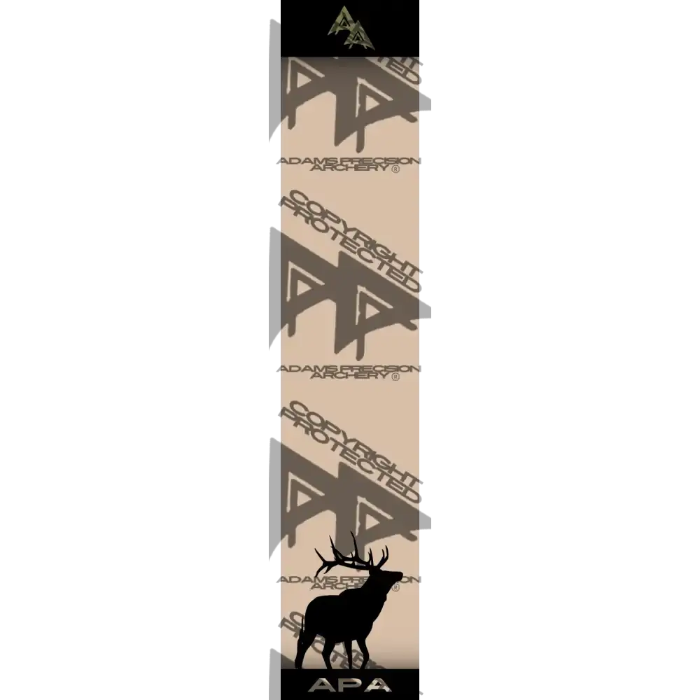 APA GAME SERIES ELK SAND ARROW WRAP MATTE (STANDARD) / BANDED ARROW WRAPS