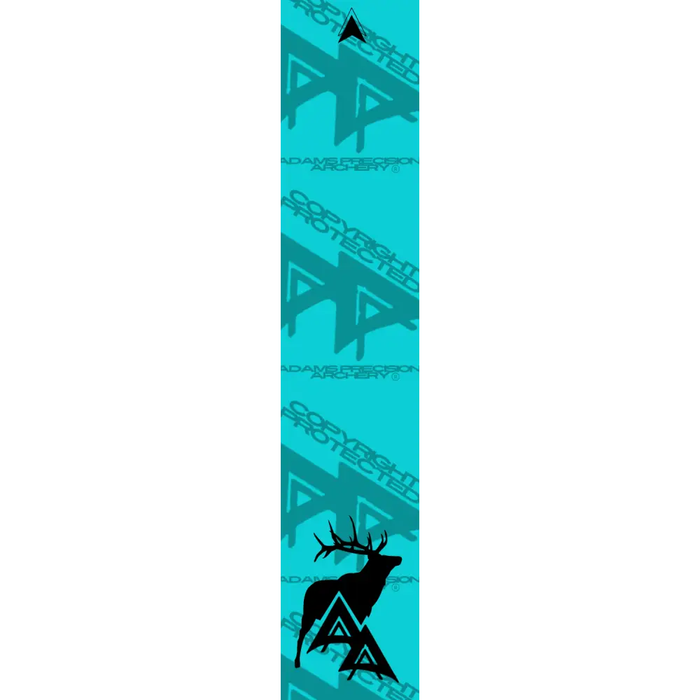 APA GAME SERIES ELK TEAL ARROW WRAP MATTE (STANDARD) / TRADITIONAL ARROW WRAPS