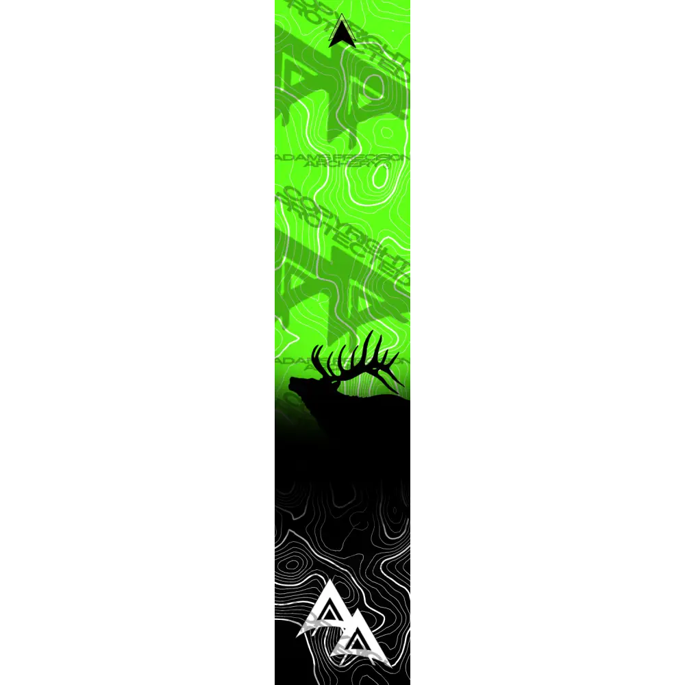 APA GAME SERIES ELK TOPO FADE GREEN ARROW WRAP