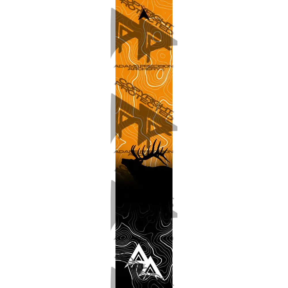 APA GAME SERIES ELK TOPO FADE ORANGE ARROW WRAP