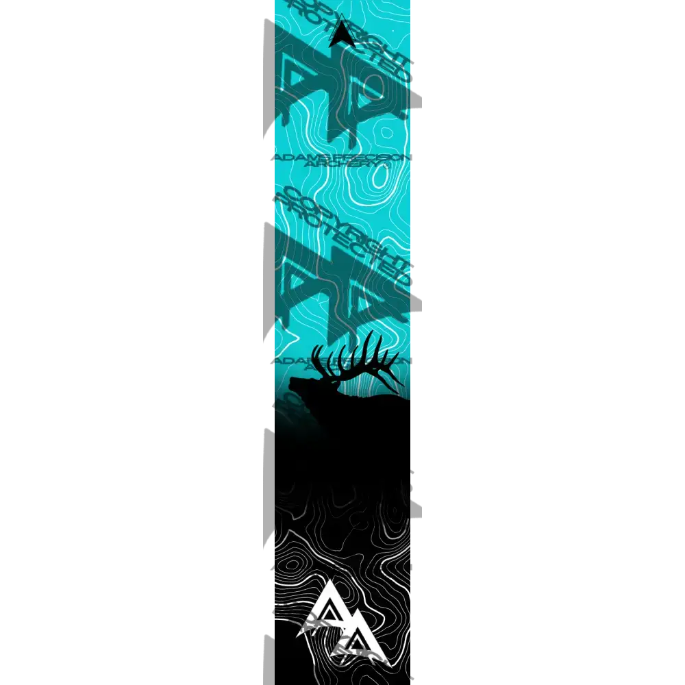 APA GAME SERIES ELK TOPO FADE TEAL ARROW WRAP