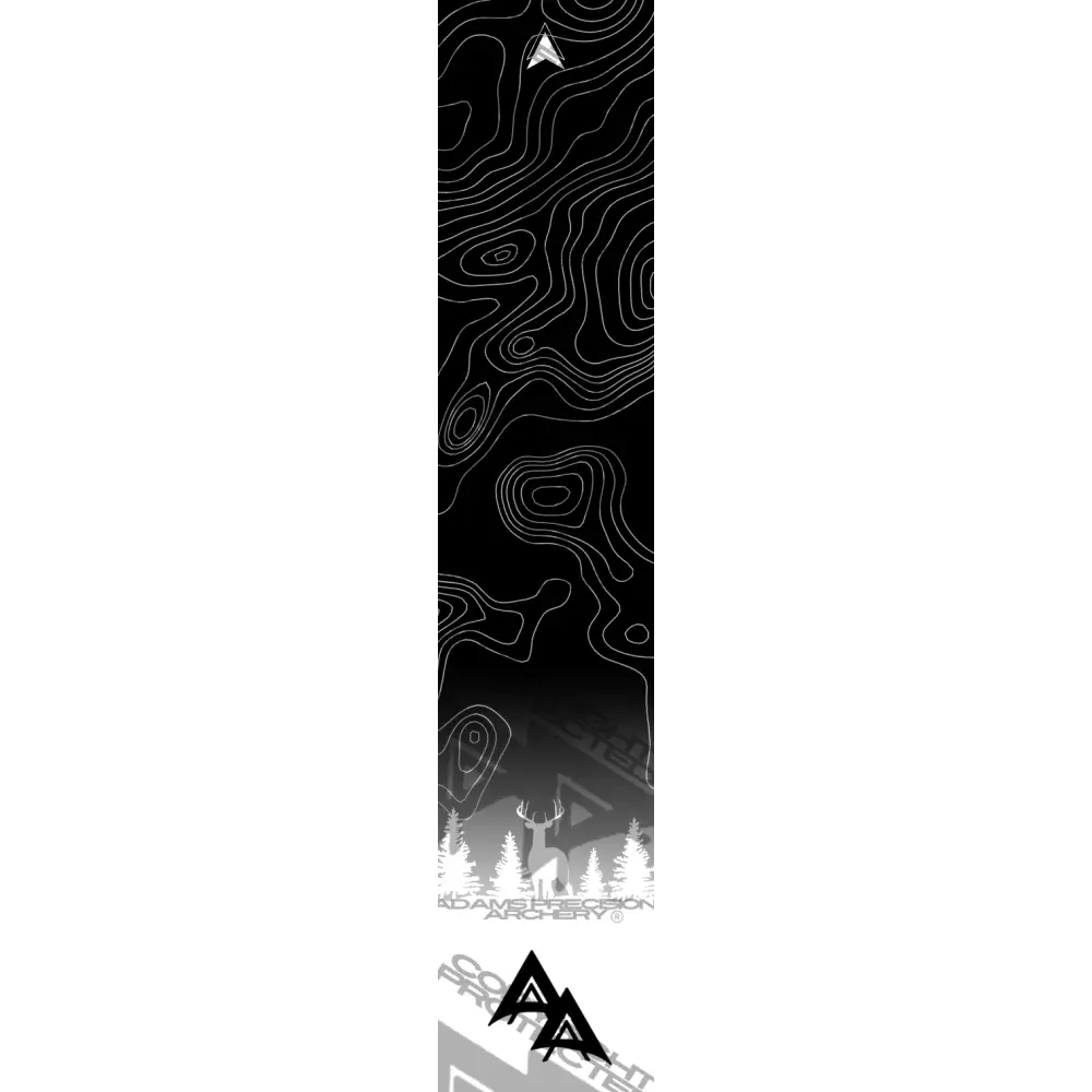 APA GAME SERIES MOONLIT TOPO FADE BLACK ARROW WRAP