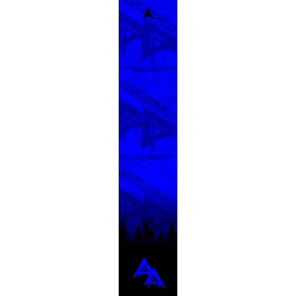 APA GAME SERIES MOONLIT TOPO FADE BLUE ARROW WRAP