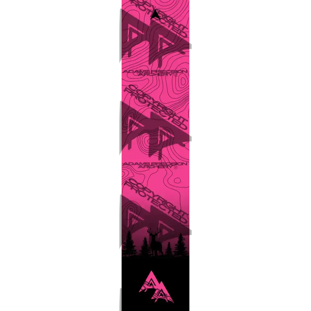 APA GAME SERIES MOONLIT TOPO FADE FLO PINK ARROW WRAP FLUORESCENT