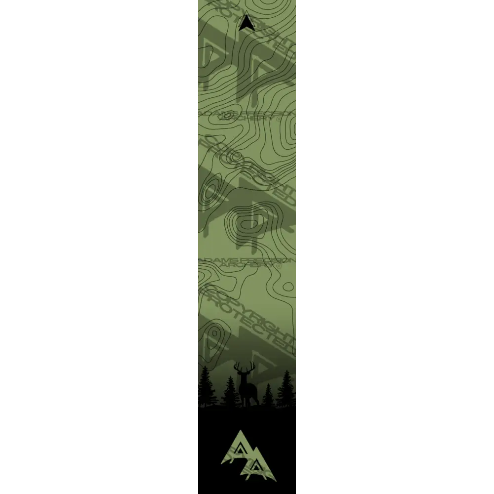 APA GAME SERIES MOONLIT TOPO FADE OD GREEN ARROW WRAP