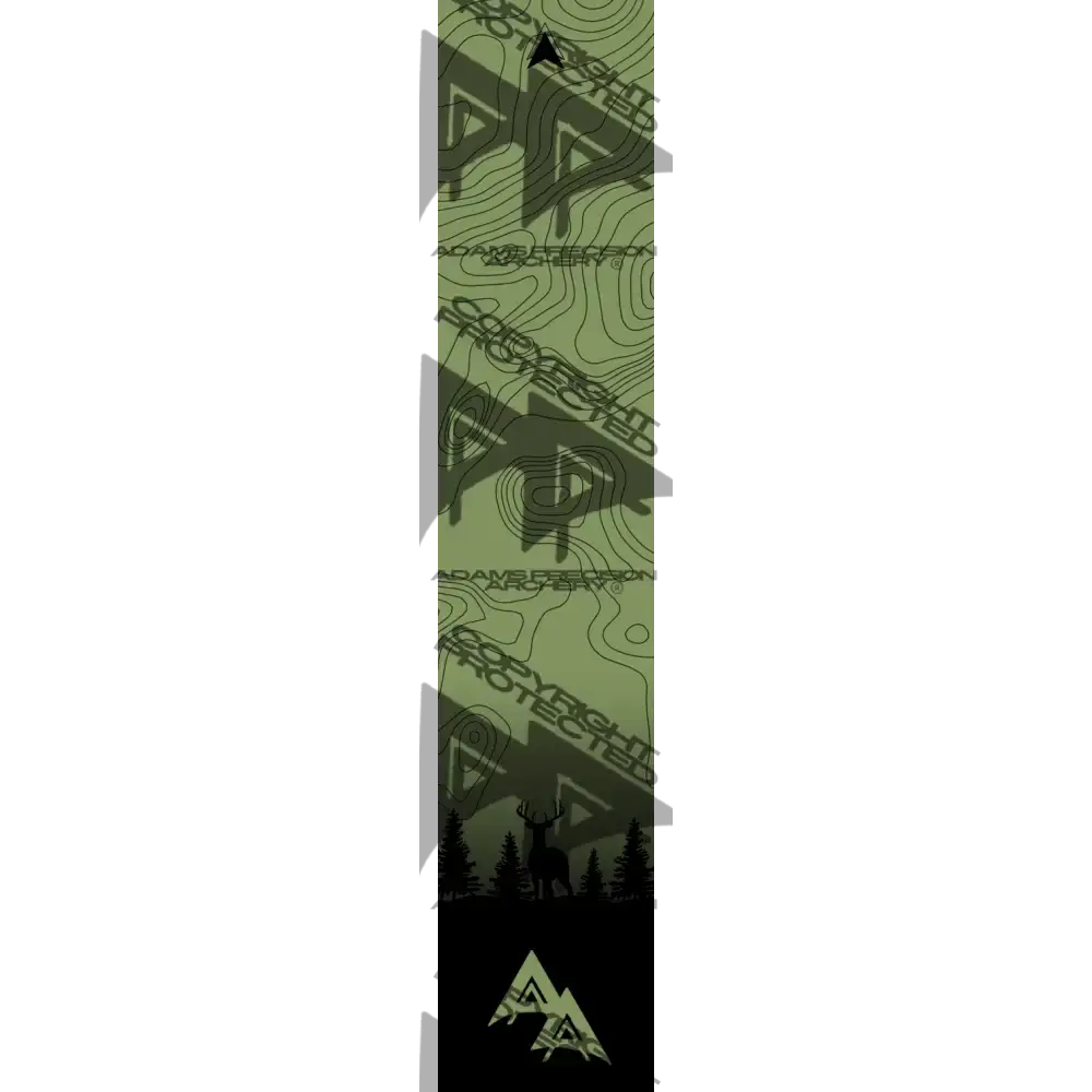 APA GAME SERIES MOONLIT TOPO FADE OD GREEN ARROW WRAP