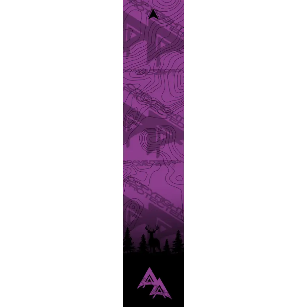 APA GAME SERIES MOONLIT TOPO FADE PURPLE ARROW WRAP